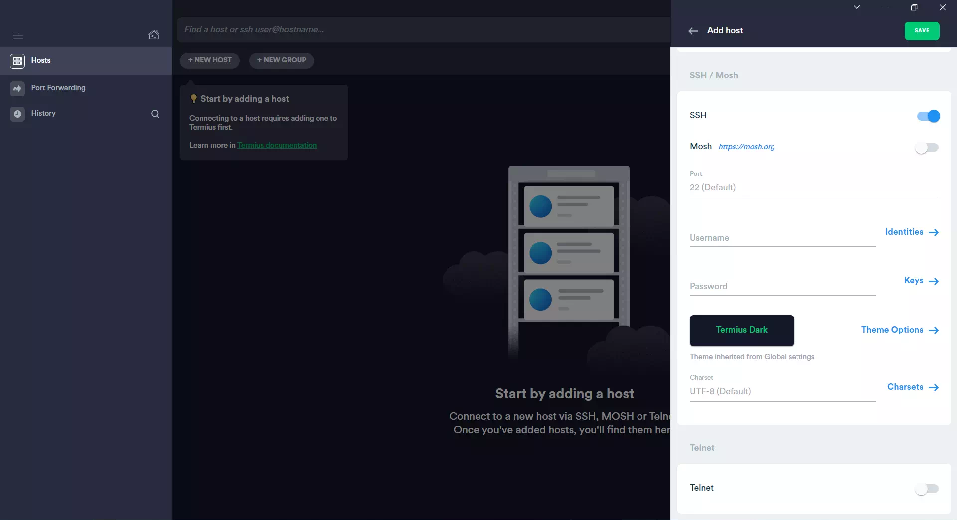 信息页面二 Termius for Windows使用教程