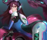 全民女神D.va守望先锋游戏角色cos