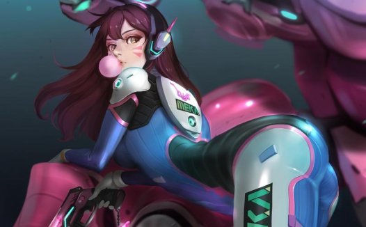 全民女神D.va守望先锋游戏角色cos